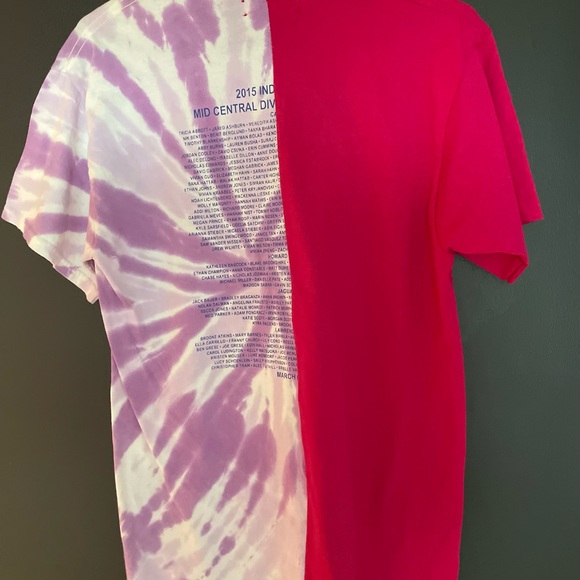 NWOT Rentrayage up-cycled split oversized tee with chrome detail size M - Picture 8 of 8